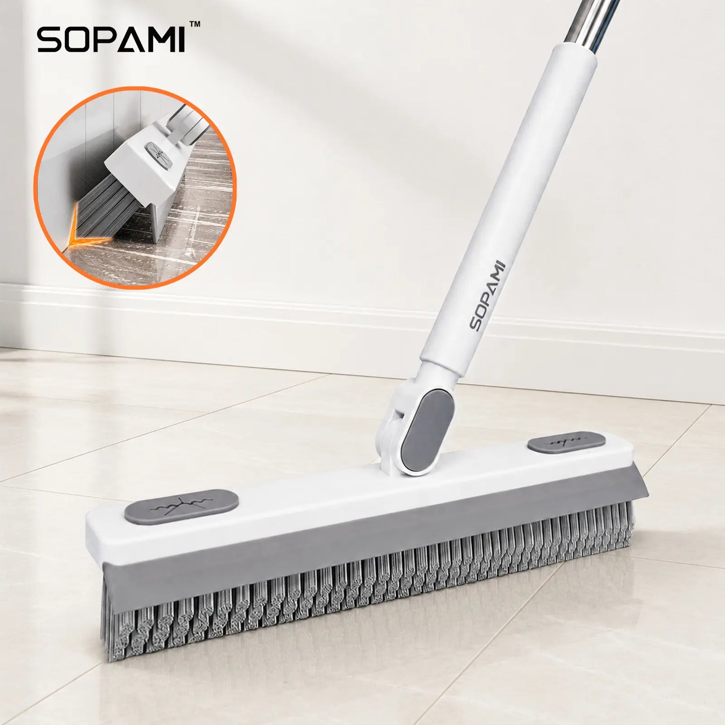 180° Rotating Gap Cleaning Tool -Extendable Adjustable No-Touch Cleaner forWindows, Sliding Doors, Narrow Spaces, HomeDeep Cleaning